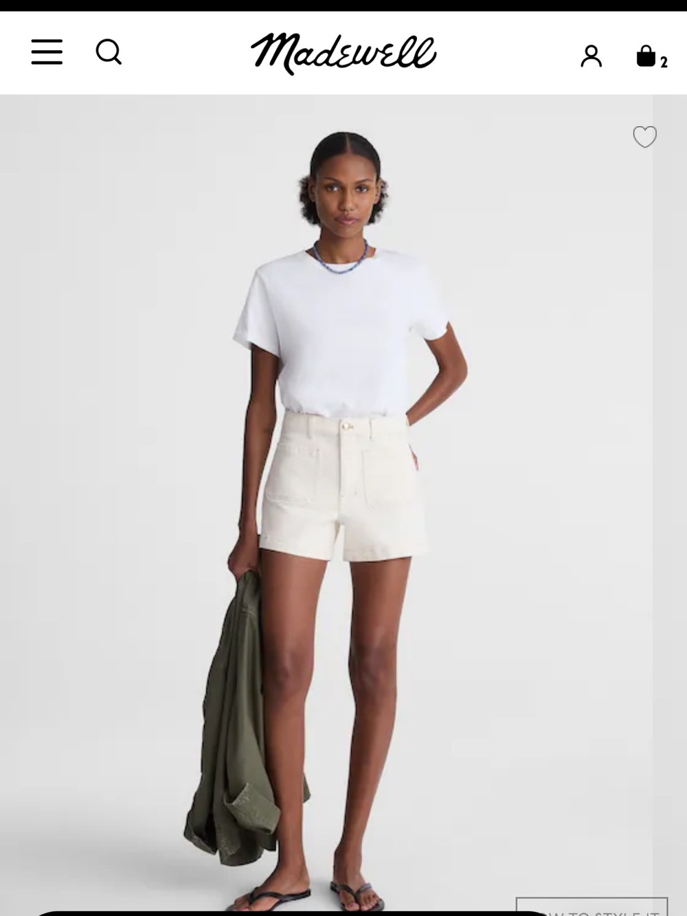 Madewell Emmy denim Shorts
